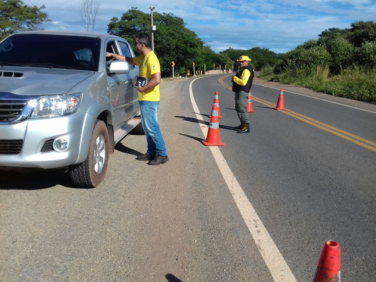 Ações da campanha Maio Amarelo