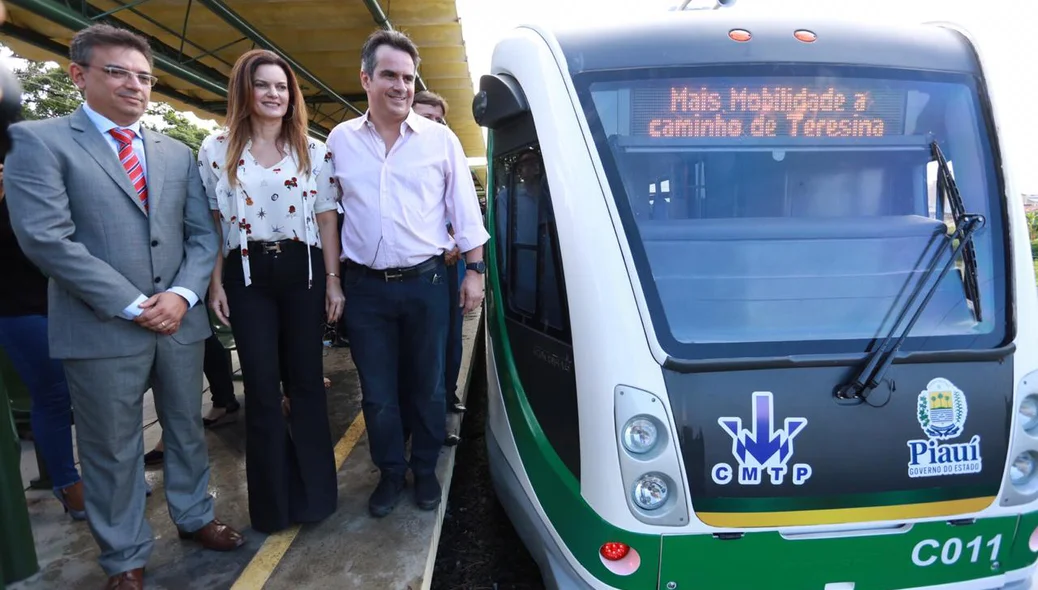Ciro Nogueira, Iracema Portela e Guilhermano Pires participal da viagem inaugural