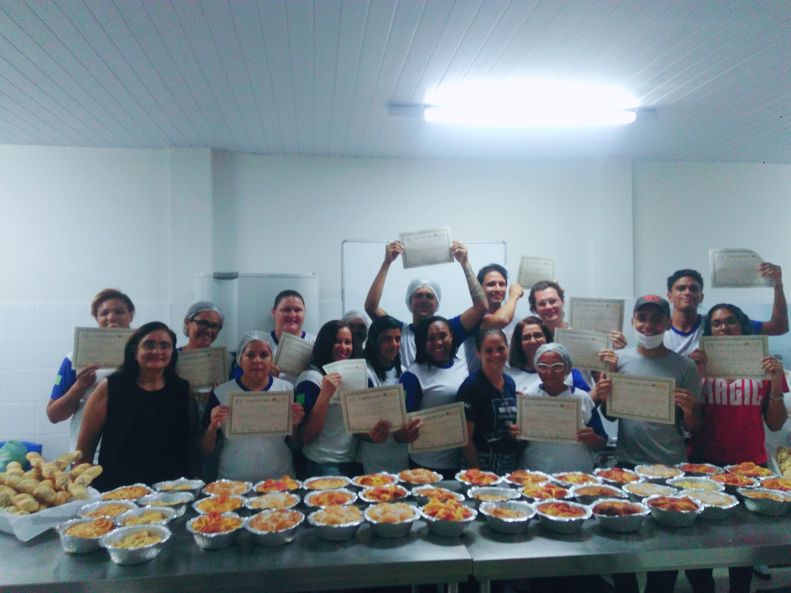 Curso de padeiro do SENAI