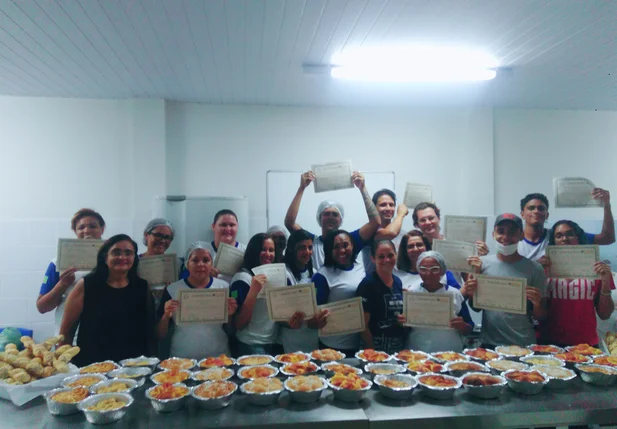 Curso de padeiro do SENAI