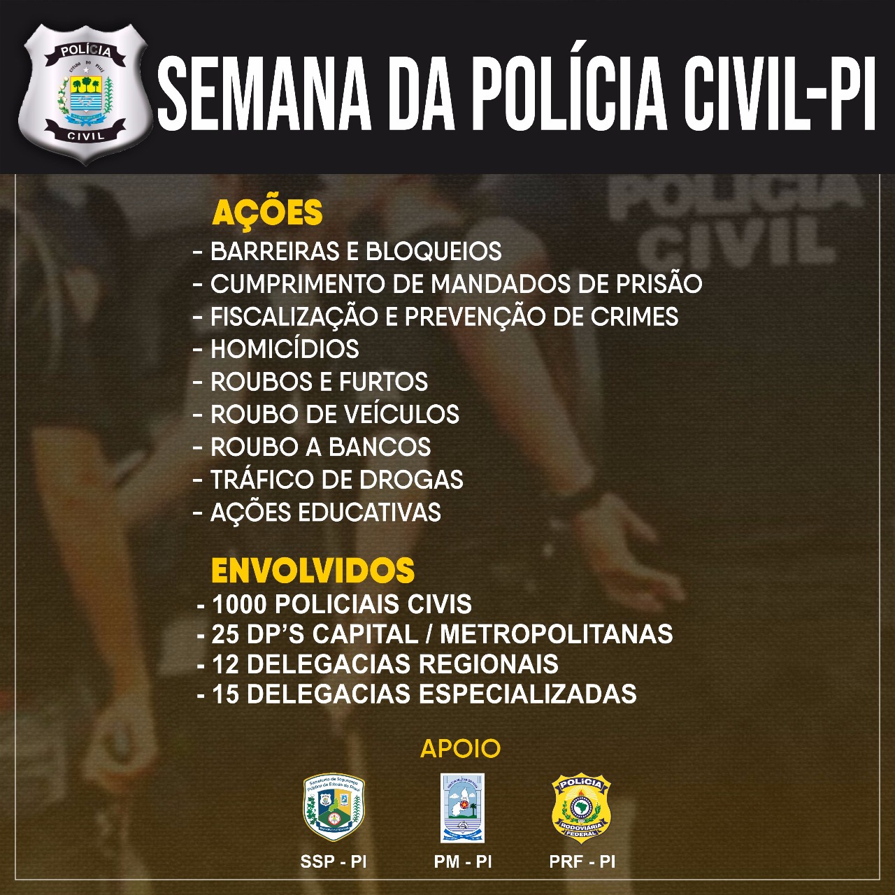 Semana da Polícia Civil do Piauí