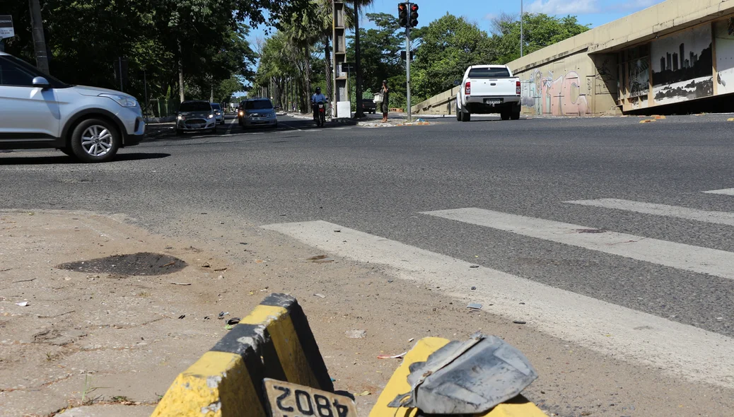 Partes da moto ainda foram encontradas no local