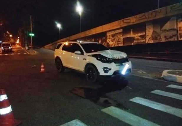 Veículo envolvido no acidente na Avenida Maranhão 