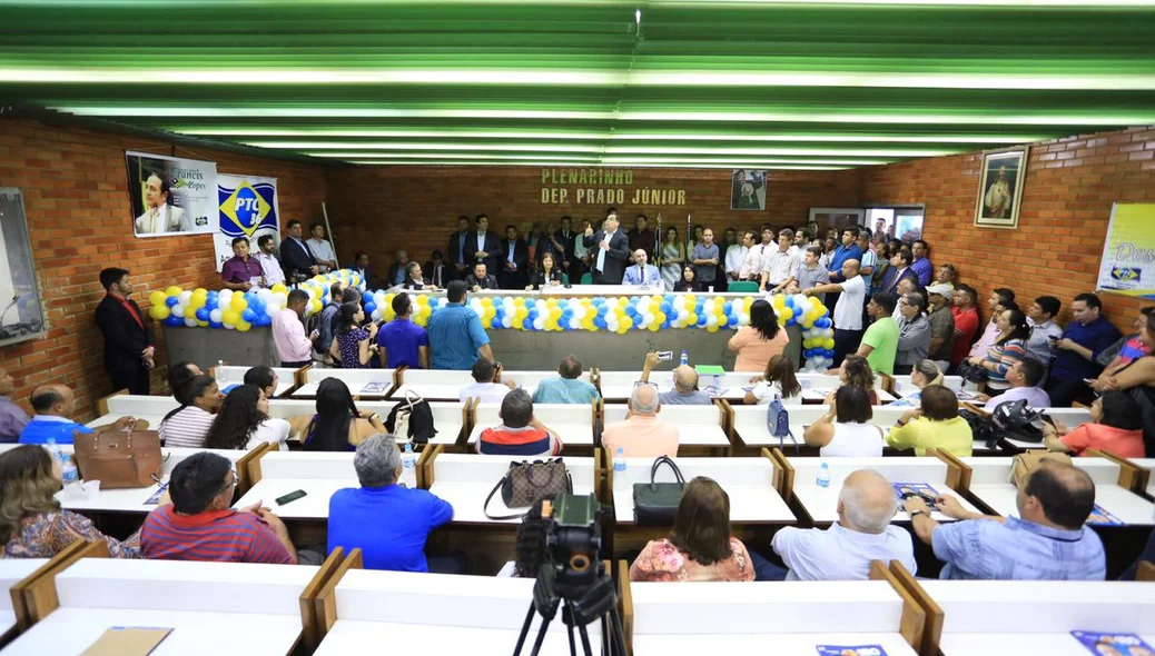 Evento de lançamento de candidatos do PTC
