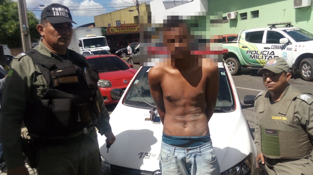 Adolescente é preso após tentar assaltar PM na zona norte de Teresina