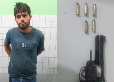 Daniel de Sousa Barbosa foi preso por porte ilegal de arma de fogo