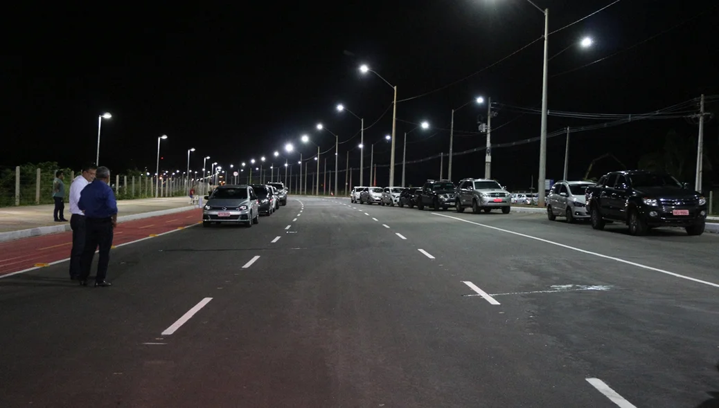 Inauguração da nova avenida