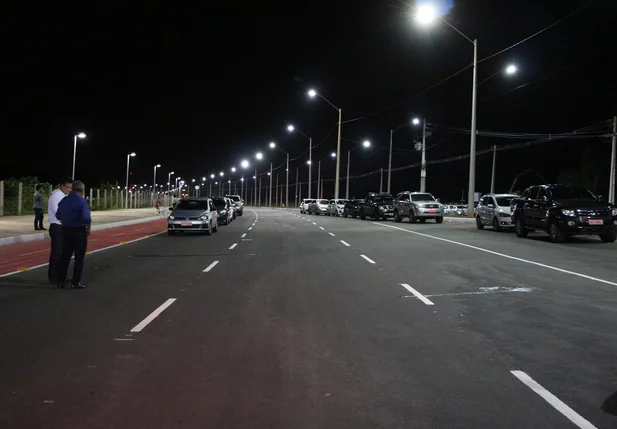 Inauguração da nova avenida