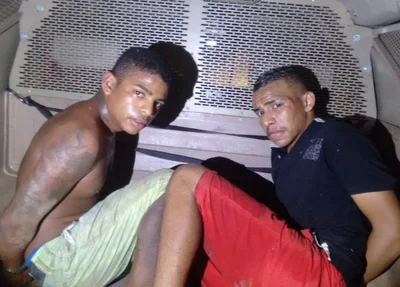 Dupla foi presa pela PM