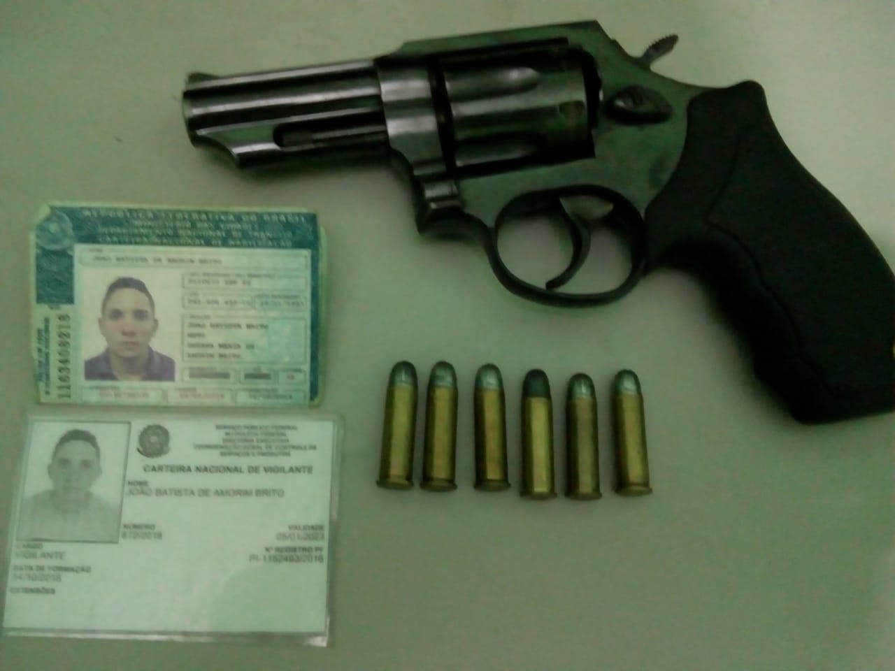 Arma apreendida em Murici dos Portelas 