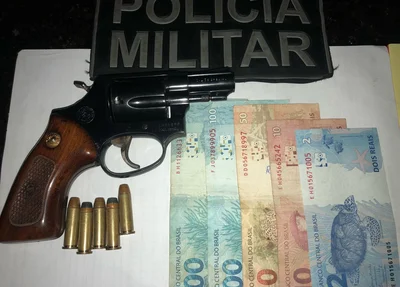 Arma de fogo apreendida em Timon