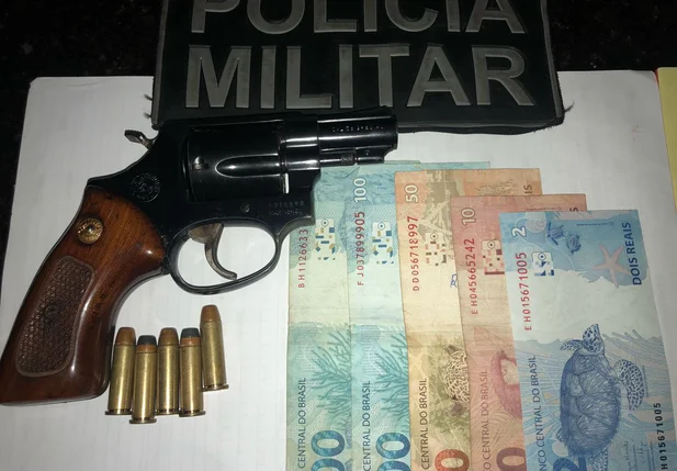Arma de fogo apreendida em Timon