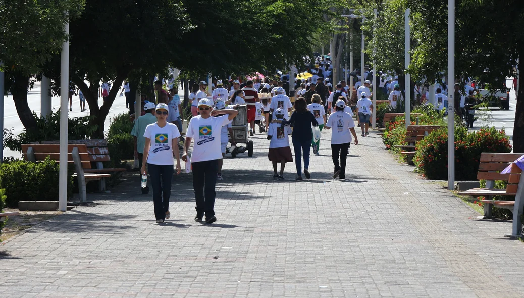 Caminhada da Fraternidade na Avenida Frei Serafim