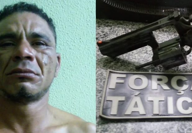 Homem preso após disparar tiros em Campinas do Piauí