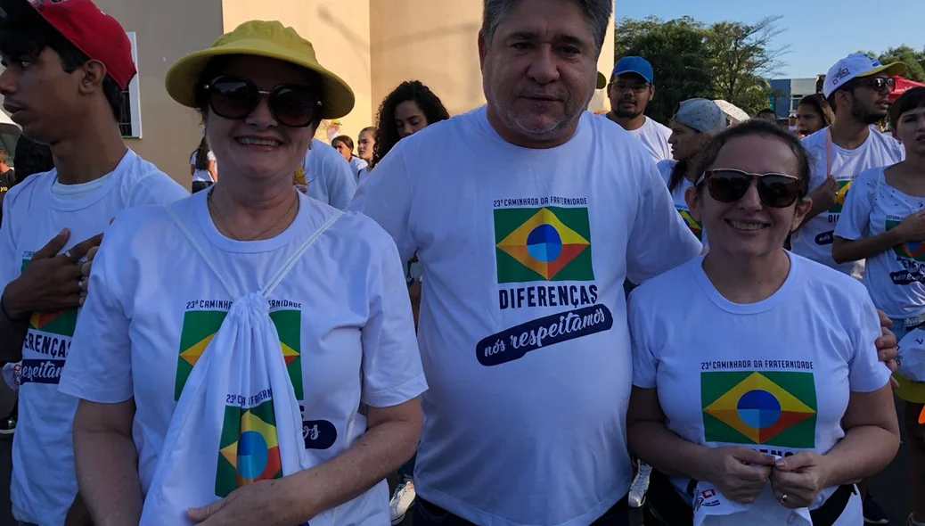 João Mádison na Caminhada da Fraternidade 