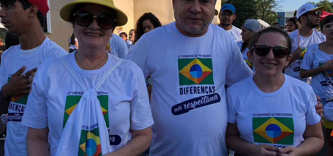 João Mádison na Caminhada da Fraternidade 
