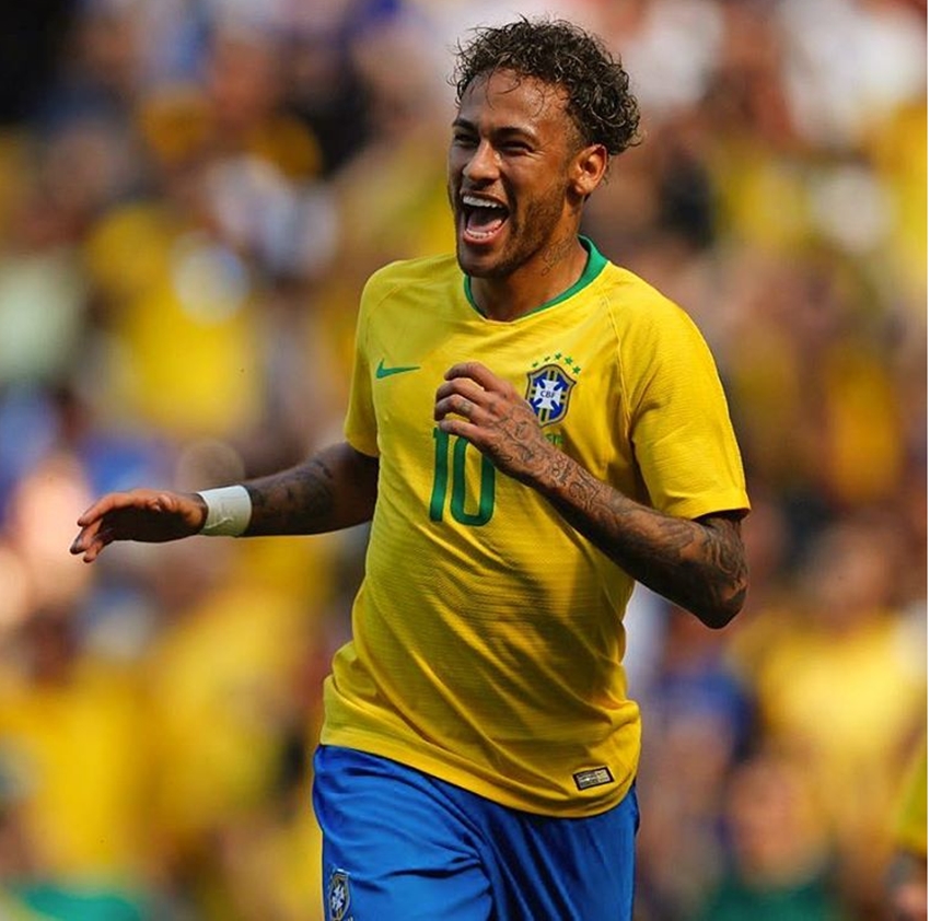 Neymar foi o autor do segundo gol da seleção
