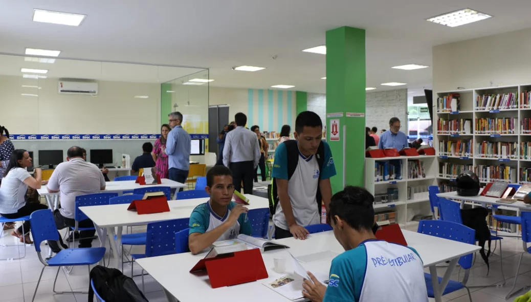 Biblioteca do Sesc na Avenida Maranhão em Teresina