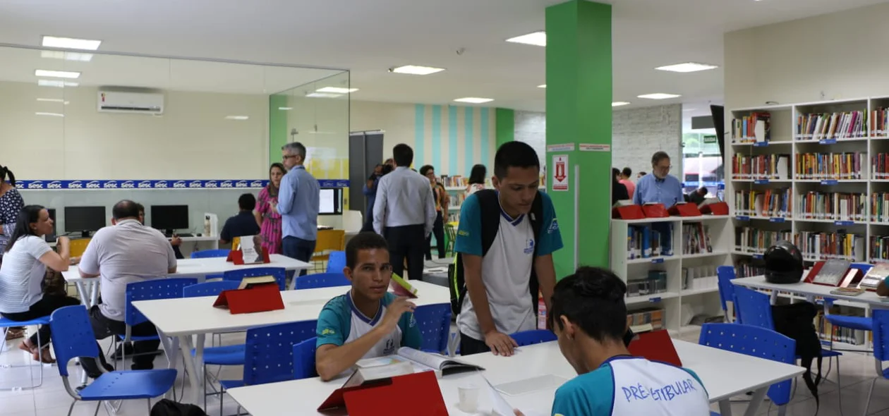 Biblioteca do Sesc na Avenida Maranhão em Teresina