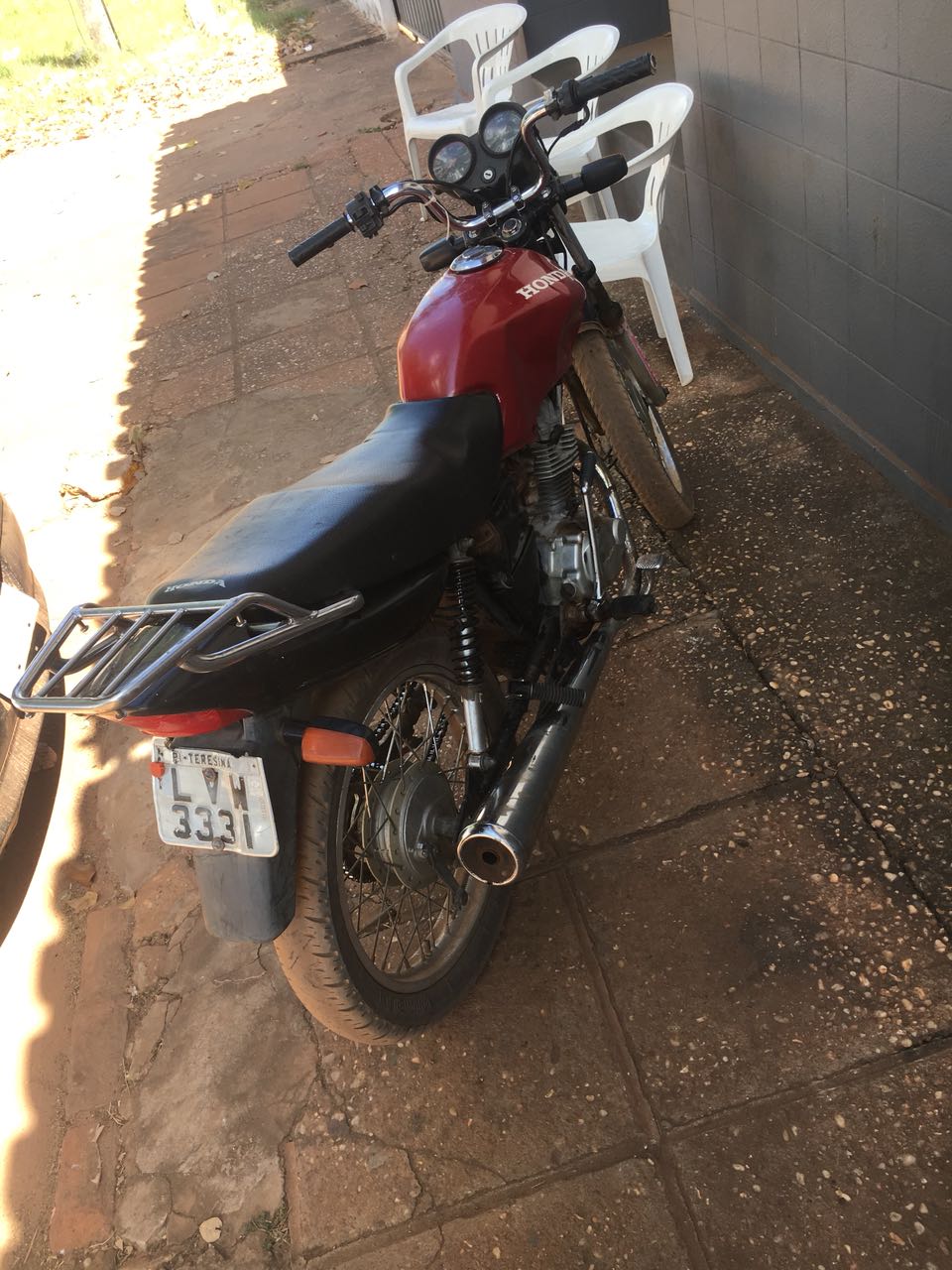 Motocicleta apreendida em Timon - MA