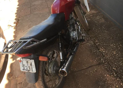 Motocicleta apreendida em Timon - MA