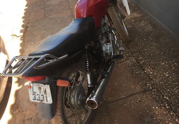 Motocicleta apreendida em Timon - MA