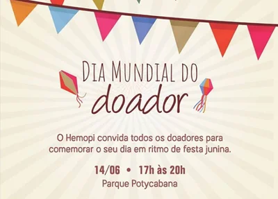Hemopi realiza ação em alusão ao Dia Mundial do Doador de Sangue