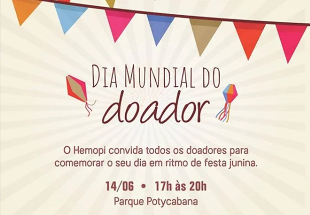 Hemopi realiza ação em alusão ao Dia Mundial do Doador de Sangue