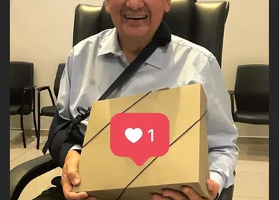 Rejane Dias faz surpresa a Wellington em Dia dos Namorados