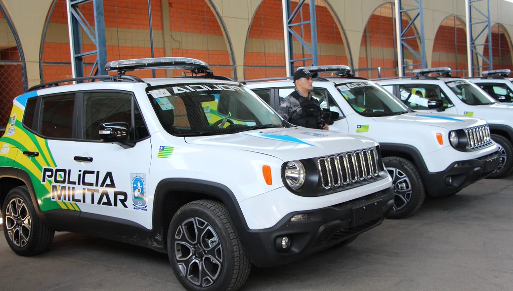 Novas viaturas da Polícia Militar