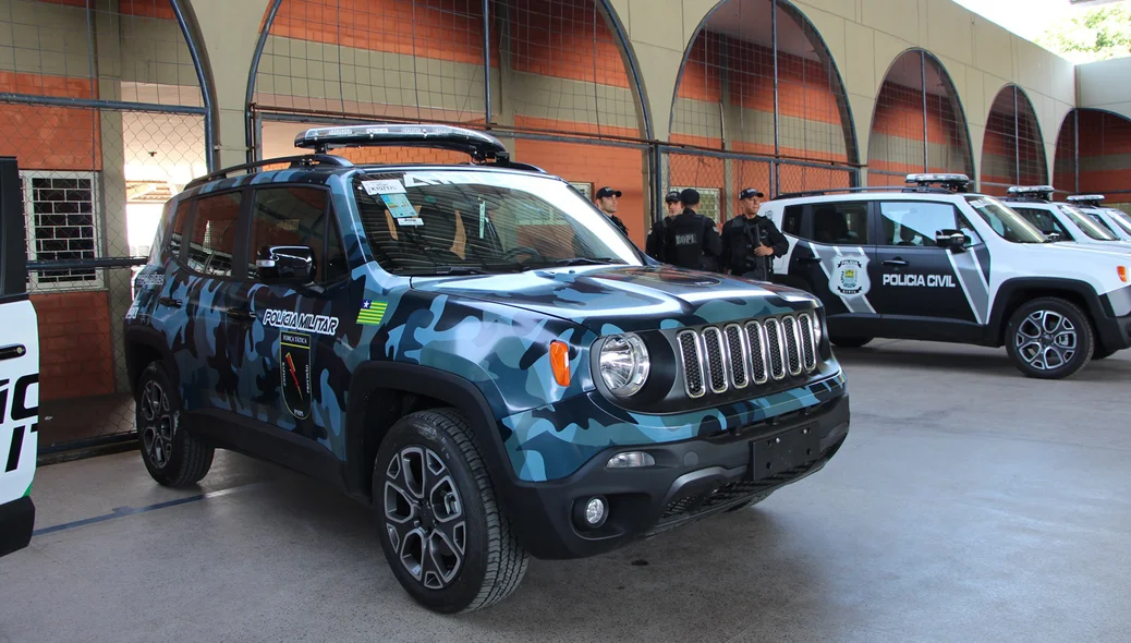 Novas viaturas da Polícia Militar