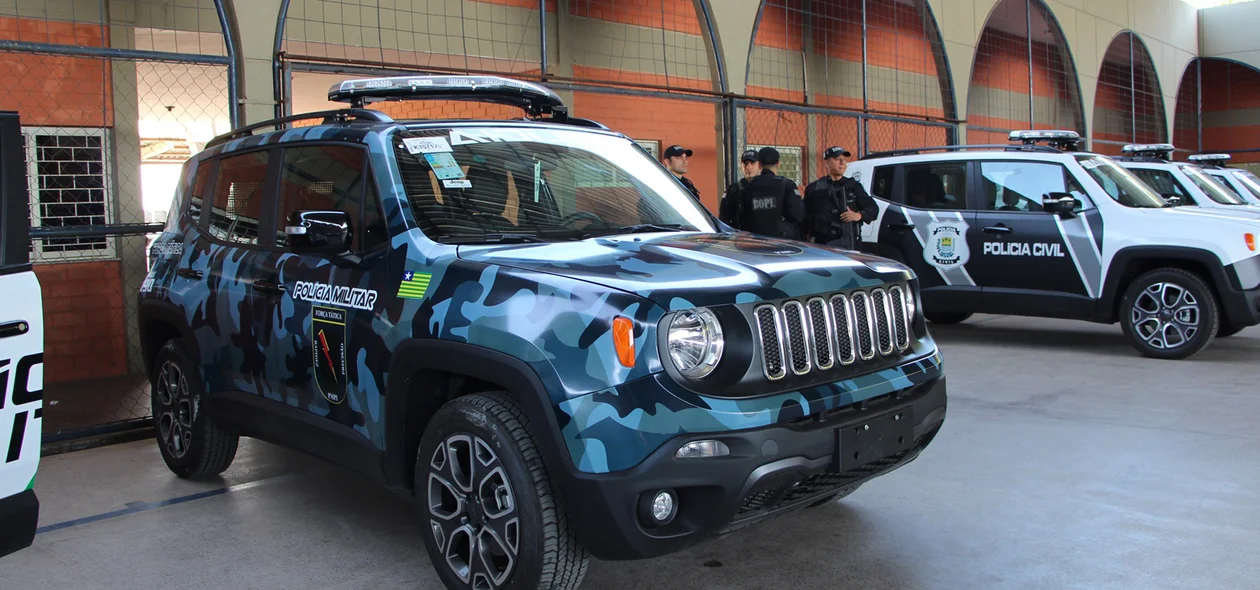 Novas viaturas da Polícia Militar