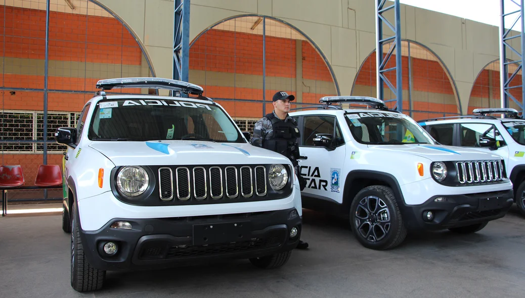 Novas viaturas da Polícia Militar