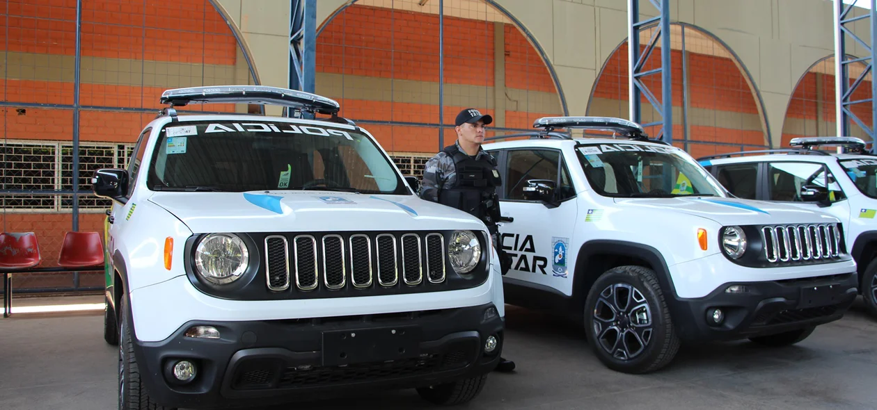 Novas viaturas da Polícia Militar