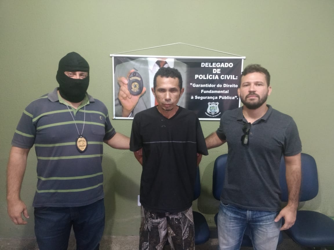 Preso pela polícia civil em Piripiri
