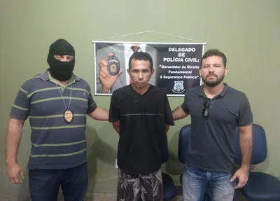 Preso pela polícia civil em Piripiri