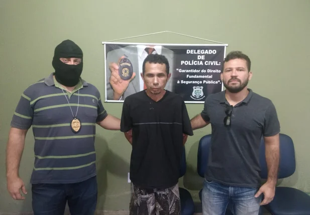 Preso pela polícia civil em Piripiri
