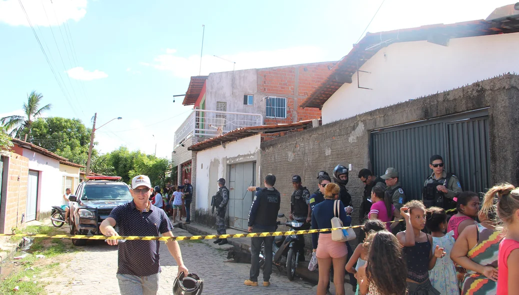 Casa onde os irmãos foram mortos na Vila Mocambinho 3 