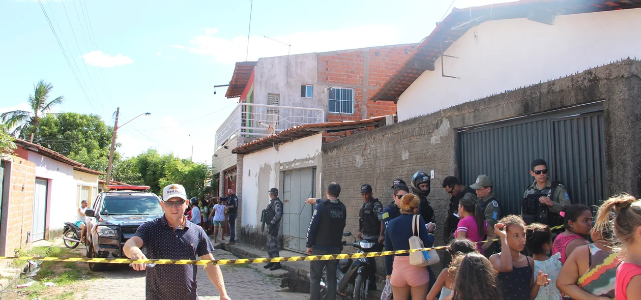 Casa onde os irmãos foram mortos na Vila Mocambinho 3 