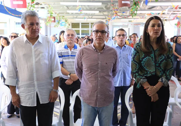 Luiz Júnior, Firmino Filho e Margarete Coelho