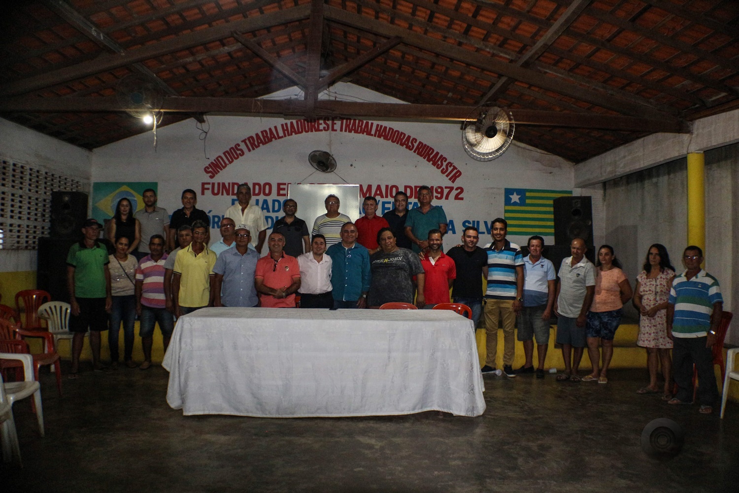 Reunião entre produtores de gado leiteiro e a prefeitura de Cocal