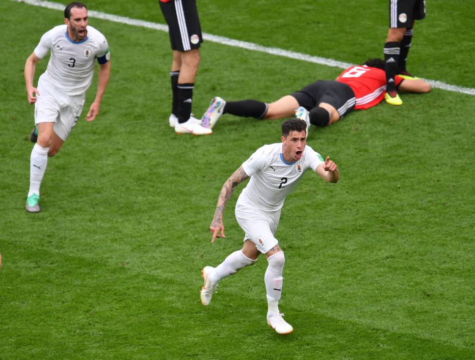 Uruguai vence o Egito na Copa do Mundo 2018
