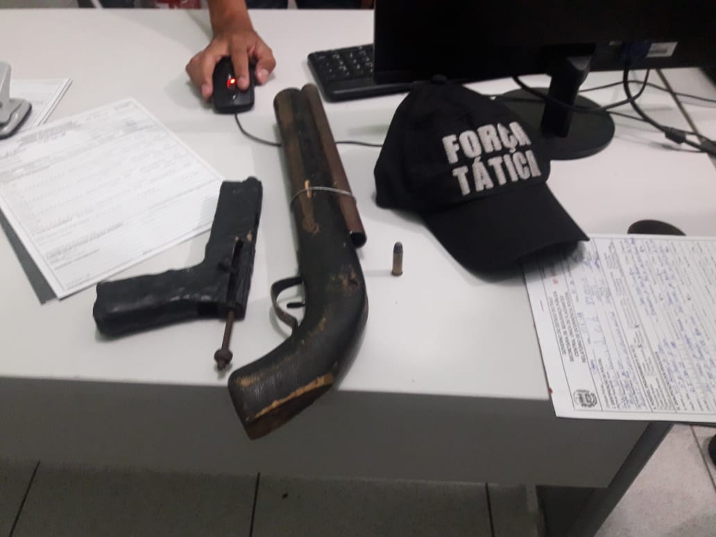Material apreendido pela PM em Teresina