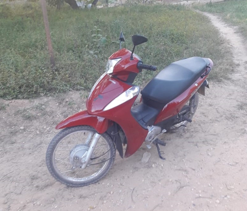 Motocicleta recuperada pelo BPRE