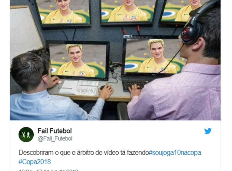 A arbitragem não usou o VAR