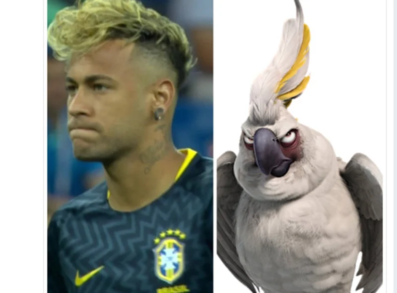 Internautas brincam com cabelo de Neymar