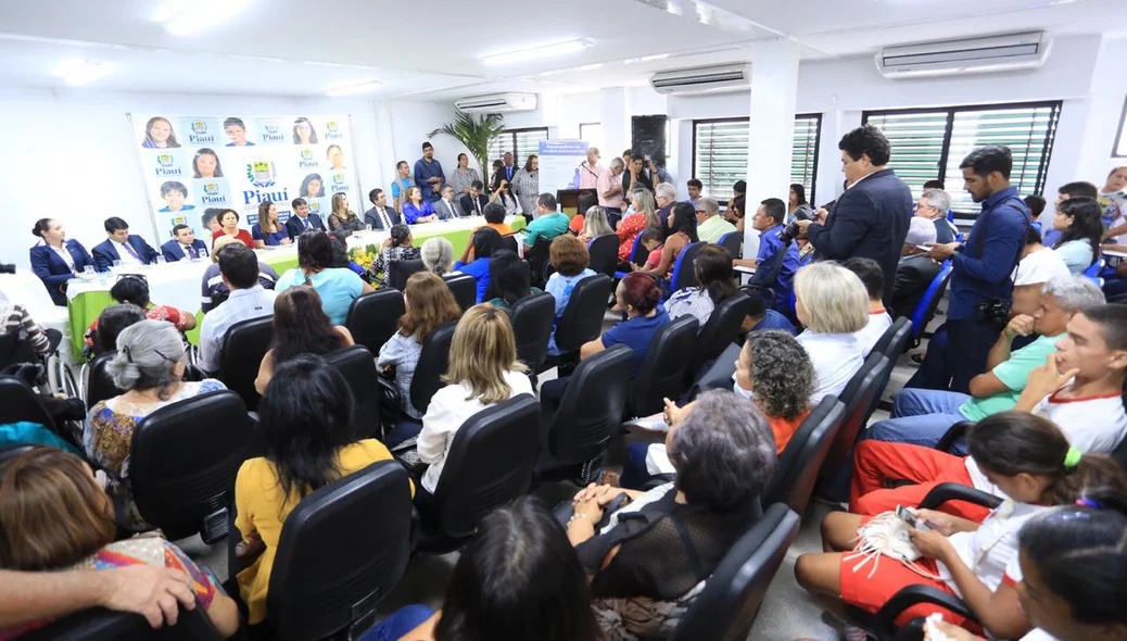 Cerimônia de inauguração da sede do Seid