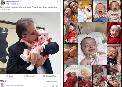 Deputado Merlong Solano e neta Maria Eduarda 