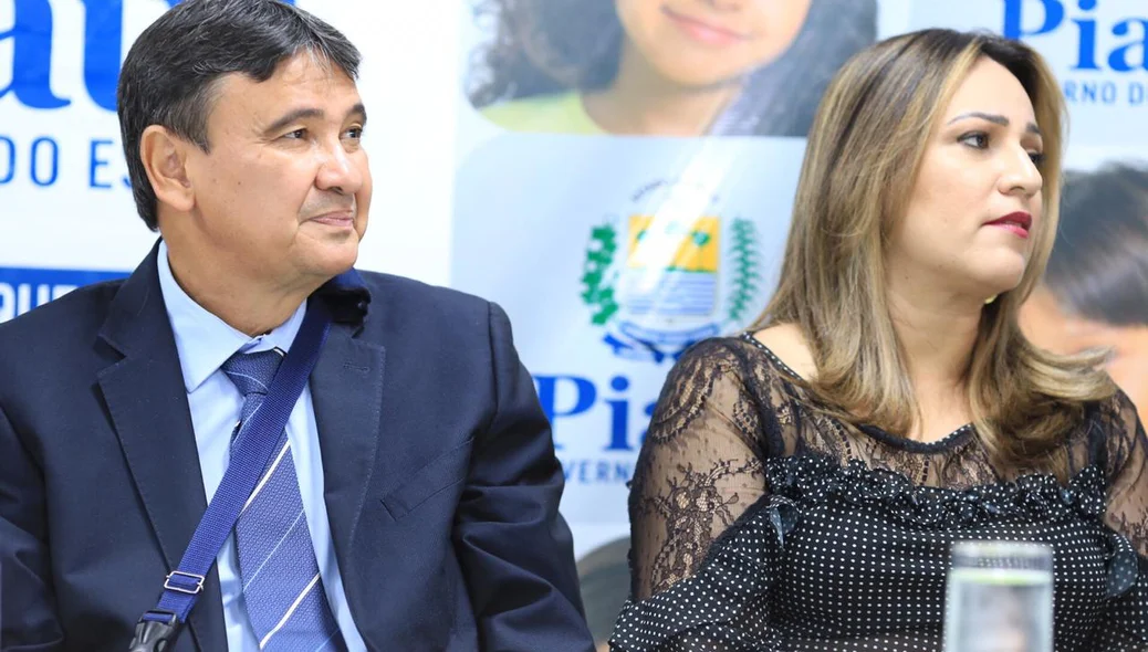 Governador Wellington Dias e deputada Rejane Dias