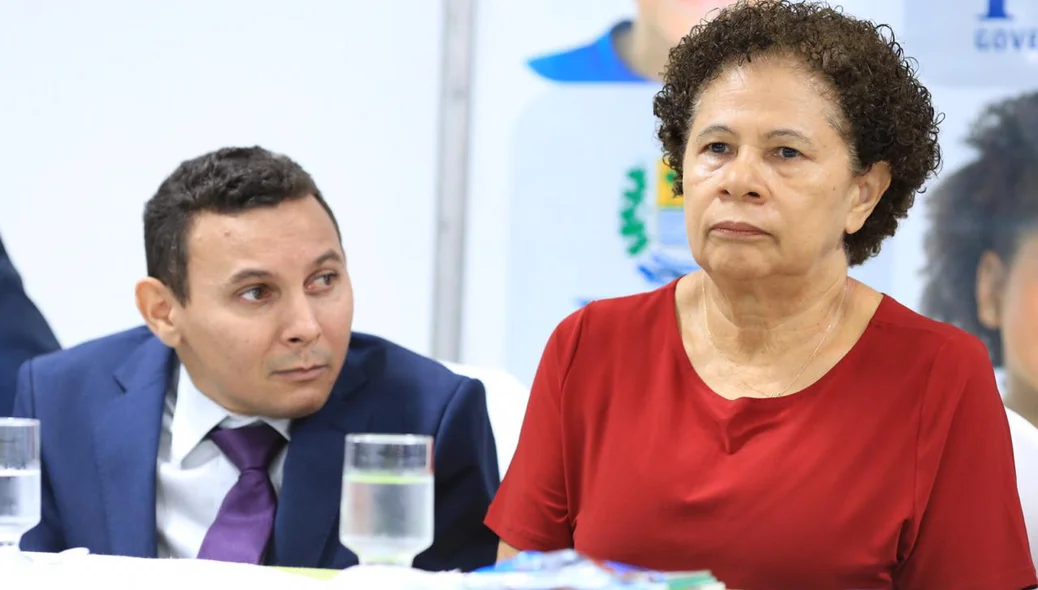 Senadora Regina Sousa durante inauguração da sede do Seid em Teresina